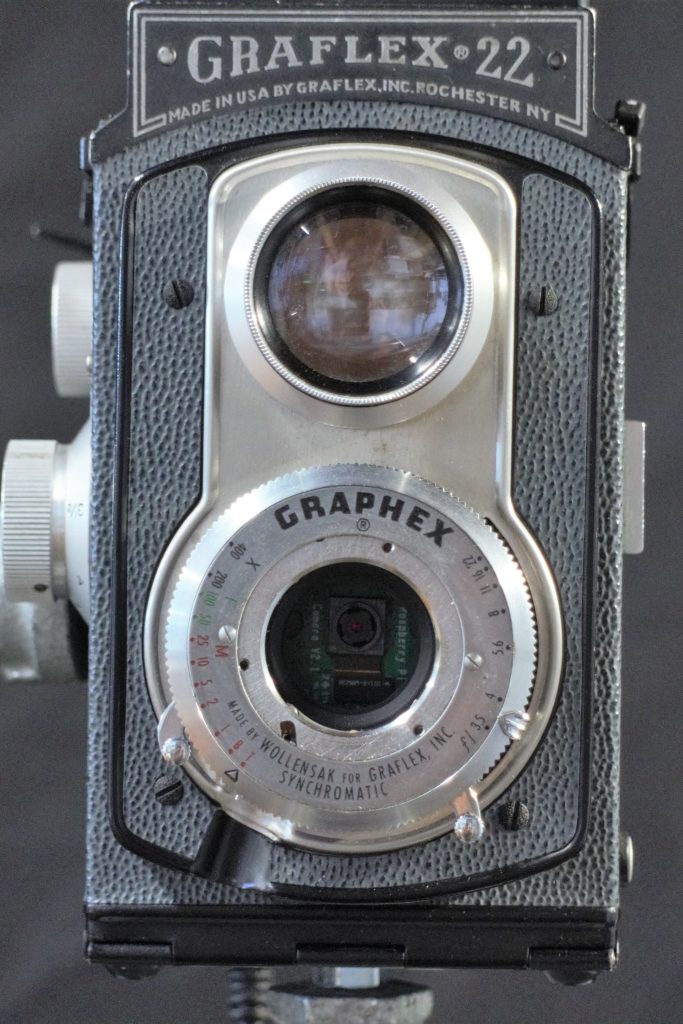Pi camera seen through graphex aperature